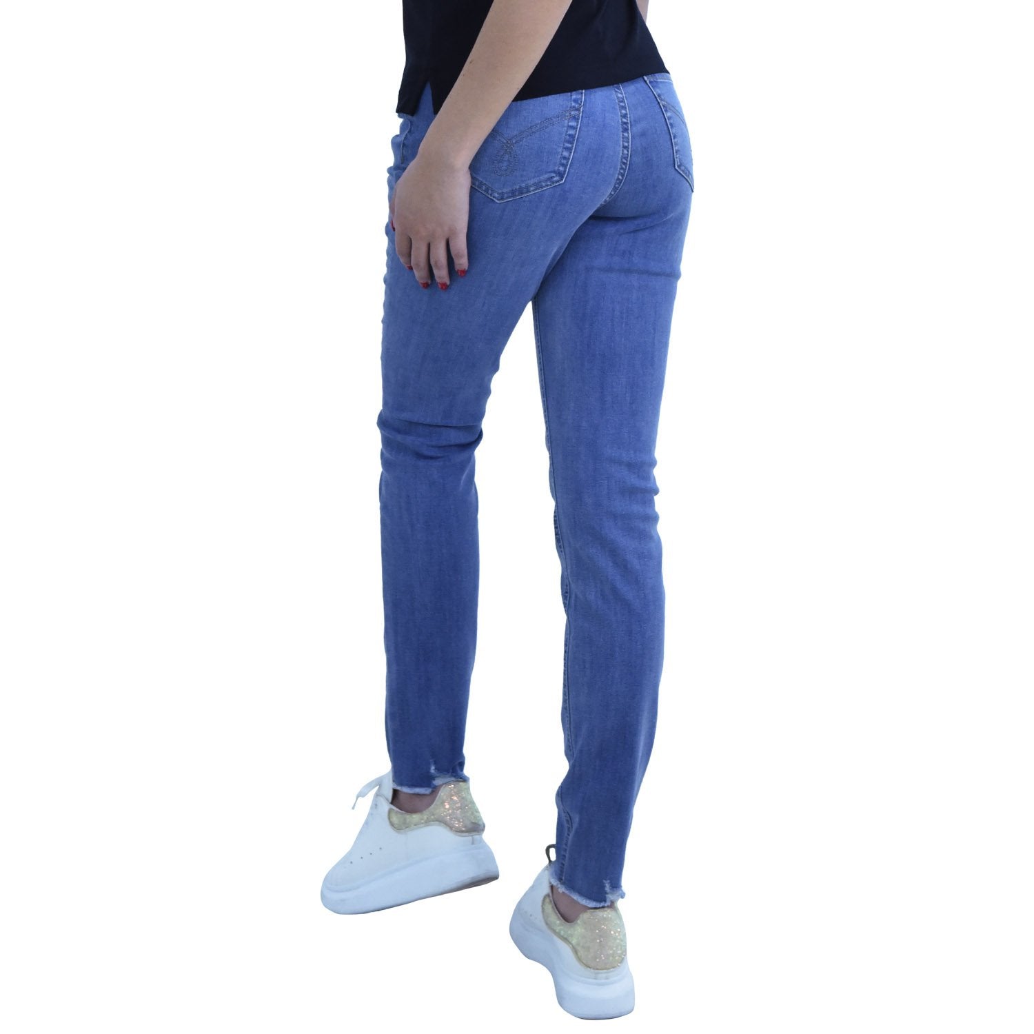Women's High-Waist Slim Taper Jeans - Image 5