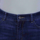 Women Denim High Waist Slim Tapered Jeans - Image 3