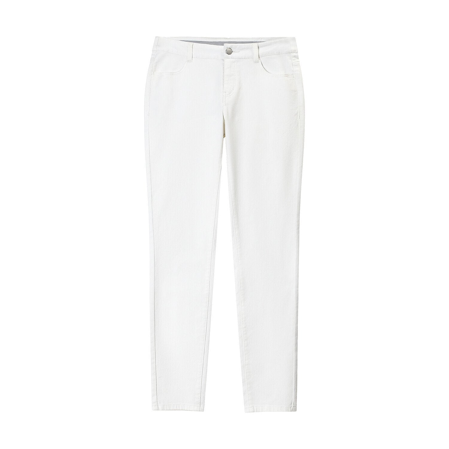 Women Mid Rise Slim Taper Pocket Pants - Image 1