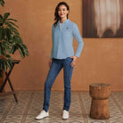 Women's High Rise Slim Tapered Jeans - Image 2