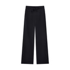 Women's Regular Fit High-Waist French Terry Knit Pants - Image 3
