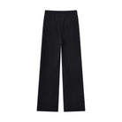 Women's Regular Fit High-Waist French Terry Knit Pants - Image 4