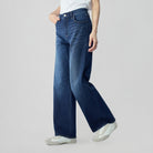 Women High Waist Loose Fit Pocket Jeans - Image 2