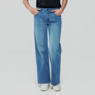 Women High Waist Loose Fit Pocket Jeans - Image 2