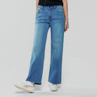 Women High Waist Loose Fit Pocket Jeans - Image 3