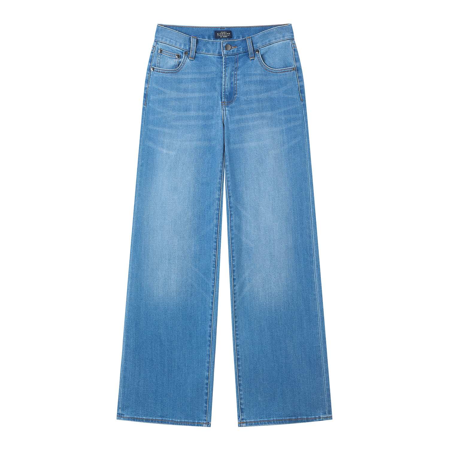 Women High Waist Loose Fit Pocket Jeans - Image 6