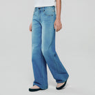 Women High Waist Loose Fit Pocket Jeans - Image 2