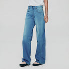 Women High Waist Loose Fit Pocket Jeans - Image 4