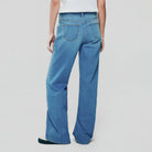 Women High Waist Loose Fit Pocket Jeans - Image 5