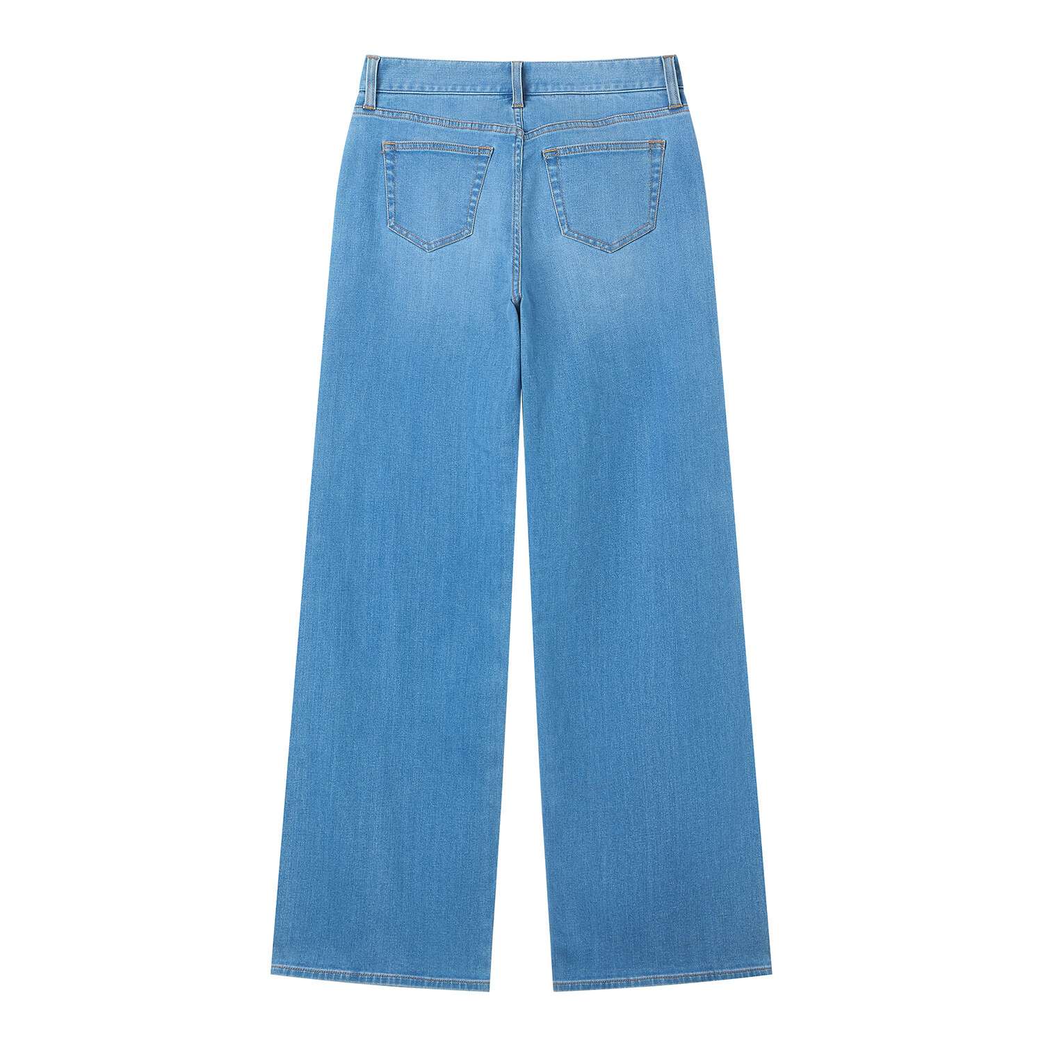 Women High Waist Loose Fit Pocket Jeans - Image 7
