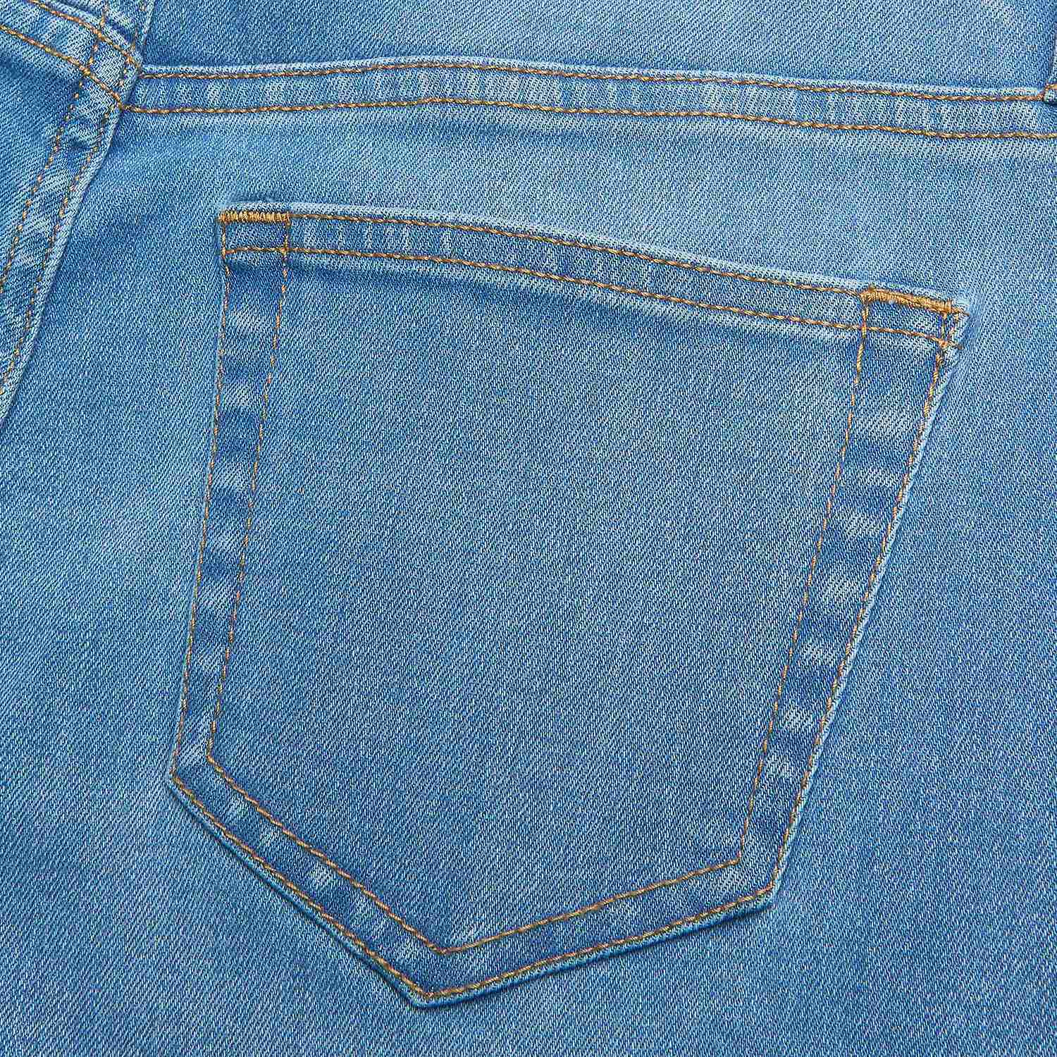 Women High Waist Loose Fit Pocket Jeans - Image 9