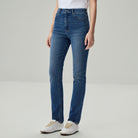 Women's Denim High Waist Slim Fit Jeans - Image 3