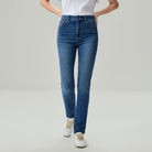 Women's Denim High Waist Slim Fit Jeans - Image 4