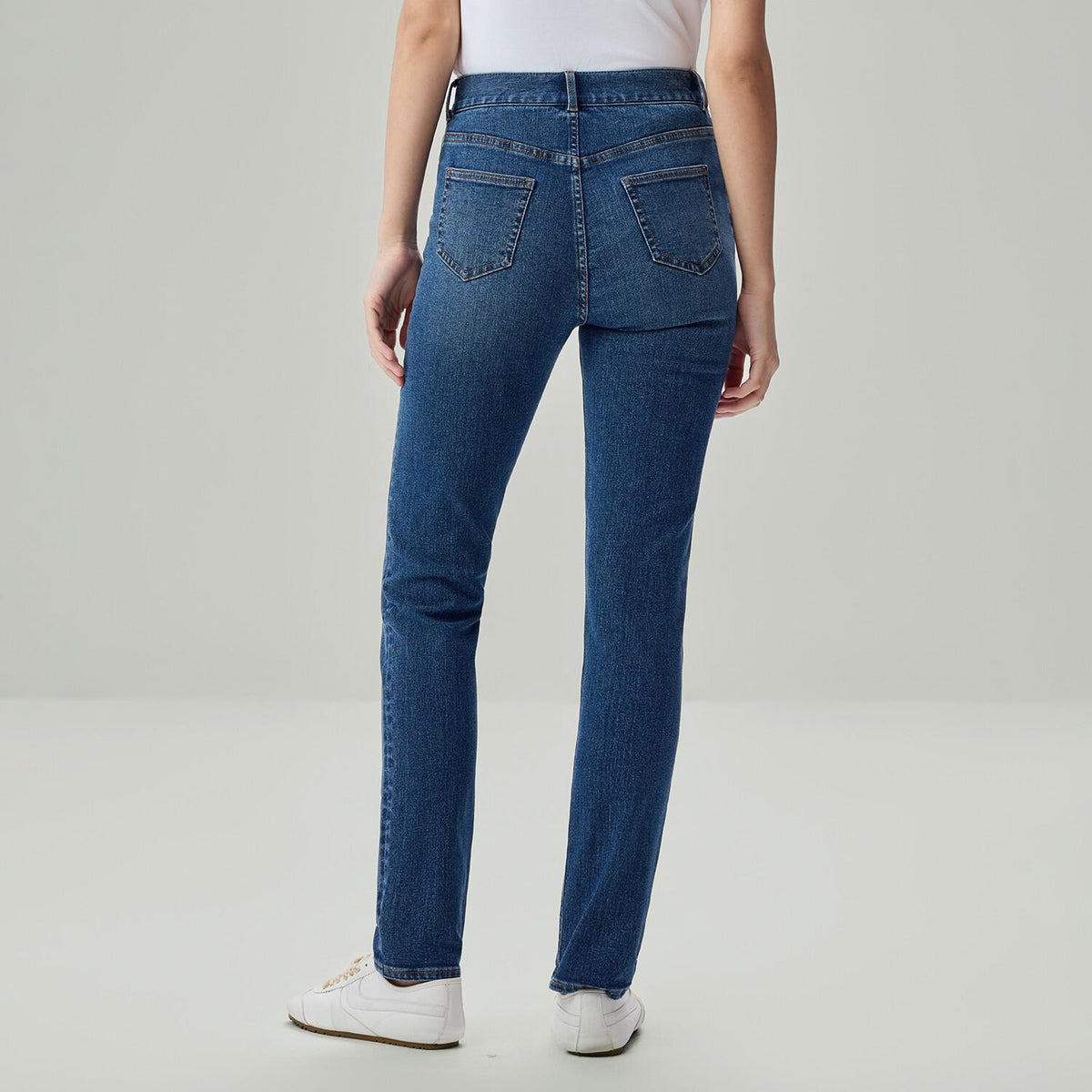 Women's Denim High Waist Slim Fit Jeans - Image 5