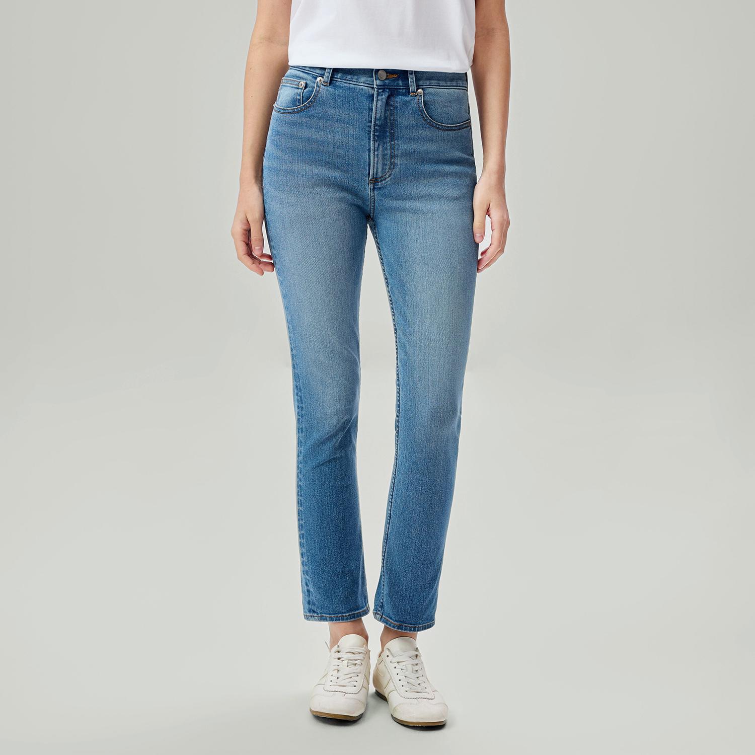 Women's Denim High Waist Slim Fit Jeans - Image 3