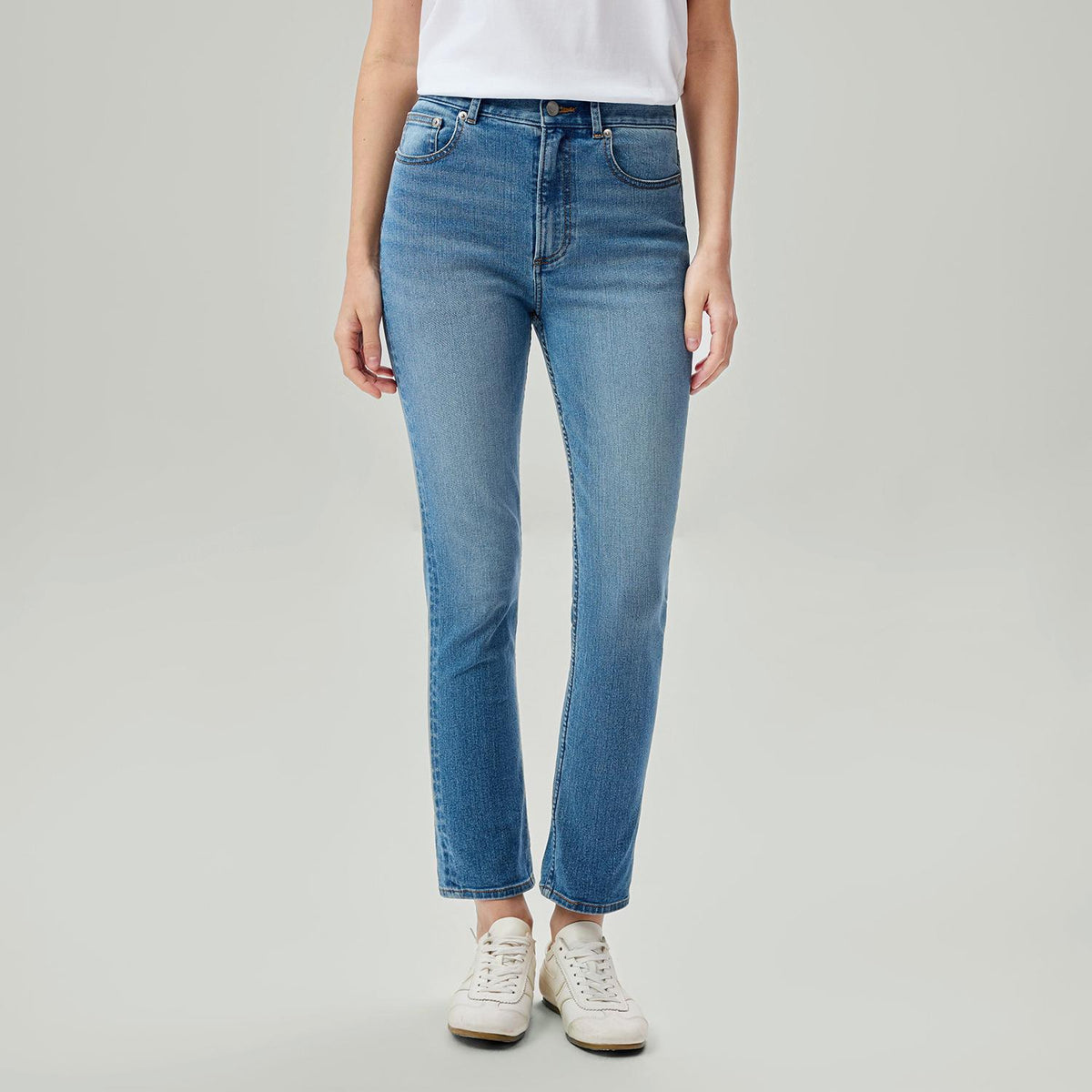 Women's Denim High Waist Slim Fit Jeans - Image 3