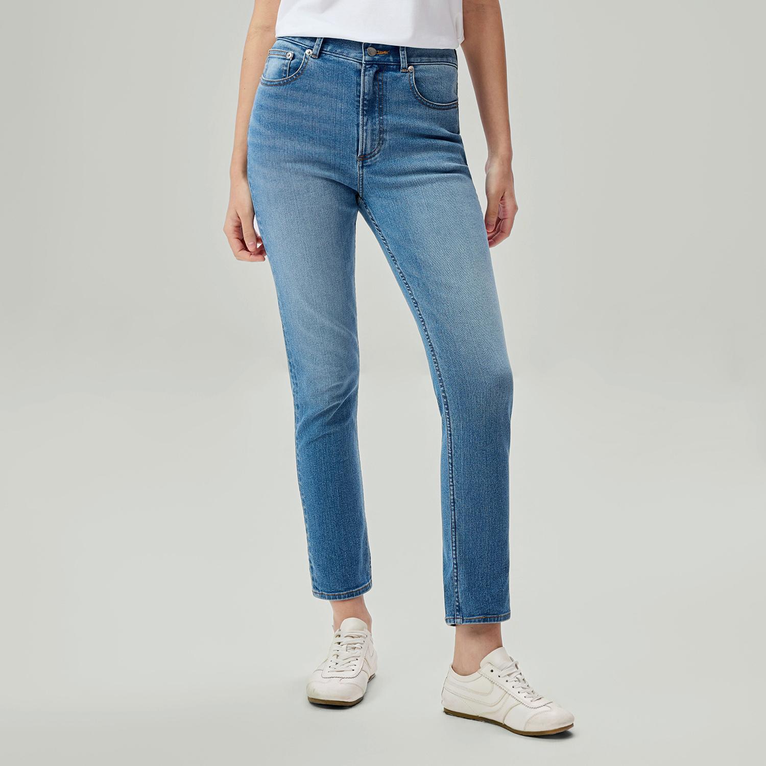 Women's Denim High Waist Slim Fit Jeans - Image 4