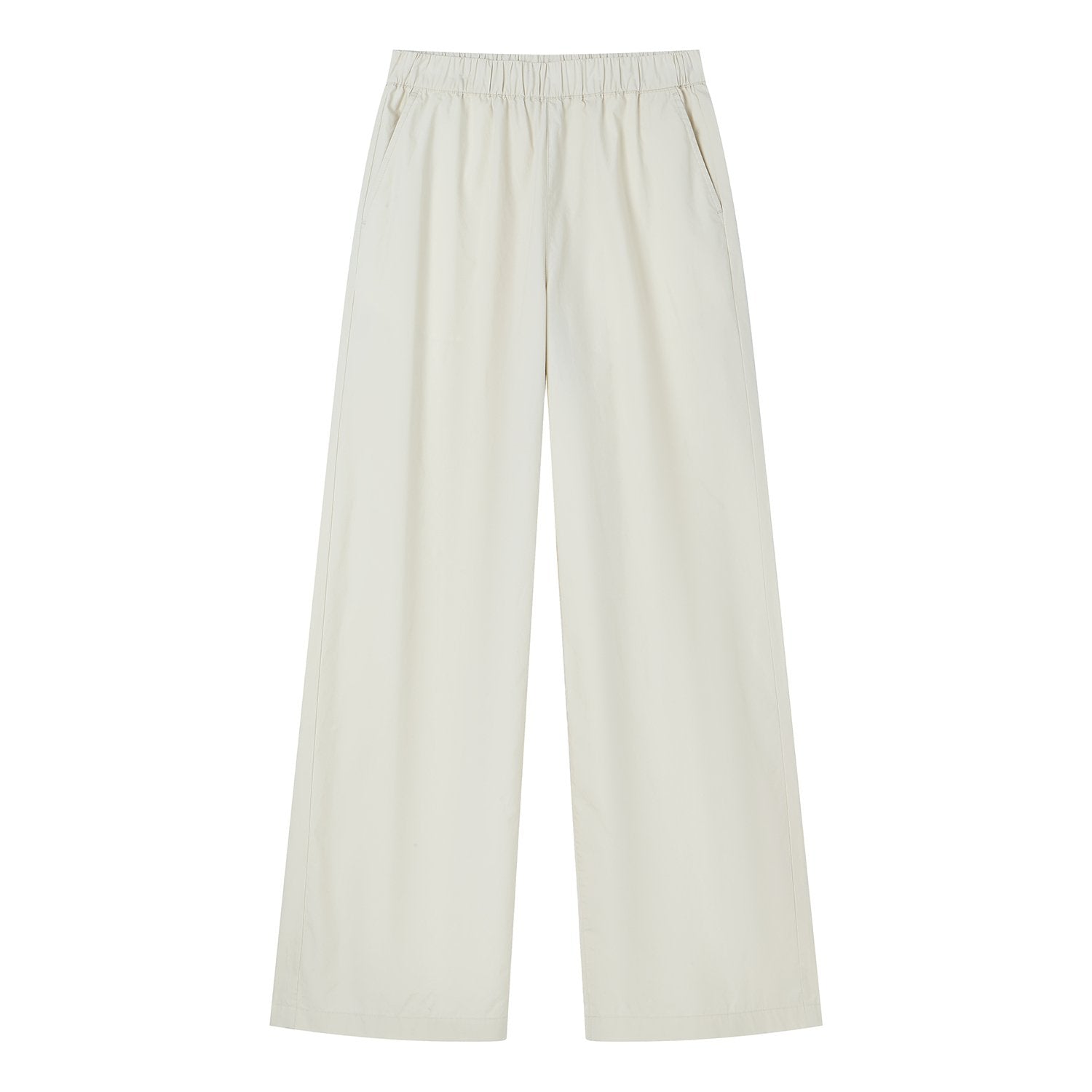 Women High Waist Wide Leg Elastic Waist Pants - Image 6