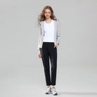 Women High Waist Regular Tapered  Pants - Image 1