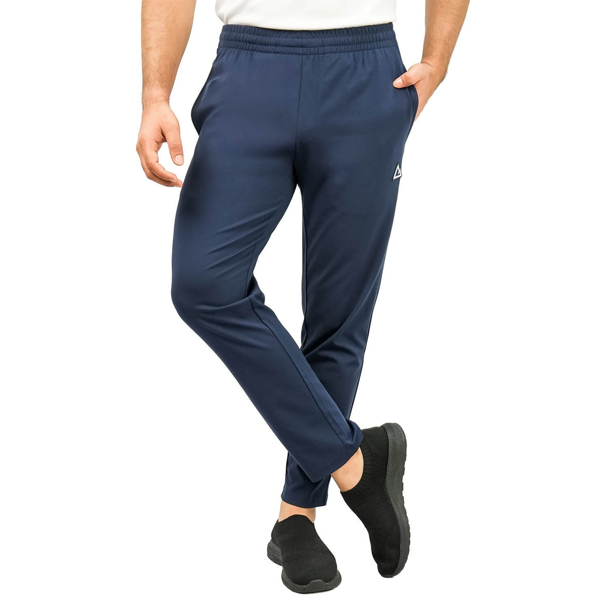 Men's G - Motion Elastic Waist Pants - Blue – Giordano Online