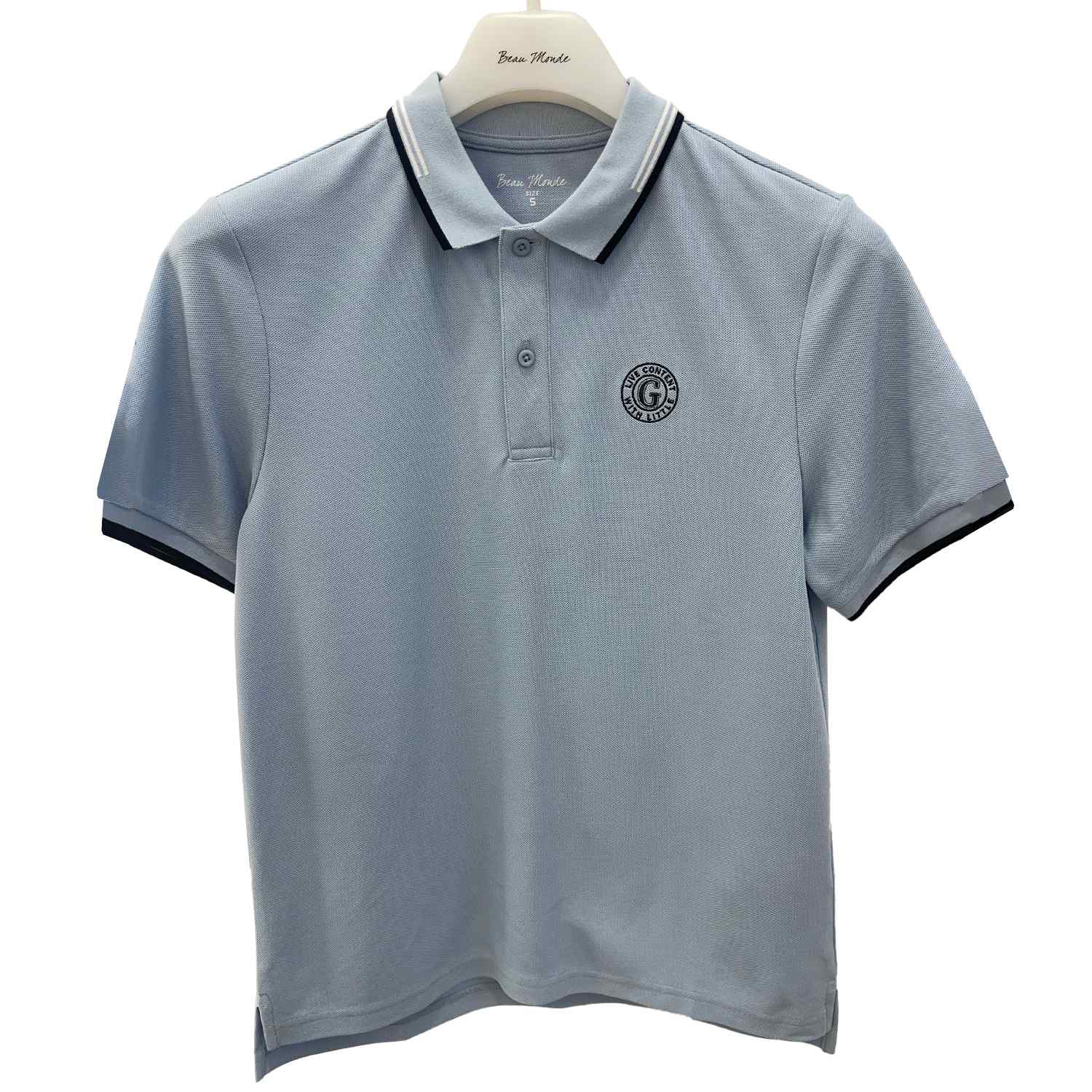 Men's Short Sleeve Slim Fit Polo Shirt - Image 1
