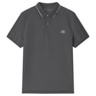 Men's Pique Flat Knit Collar Polo - Image 1
