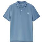 Men's Pique Flat Knit Collar Polo - Image 1