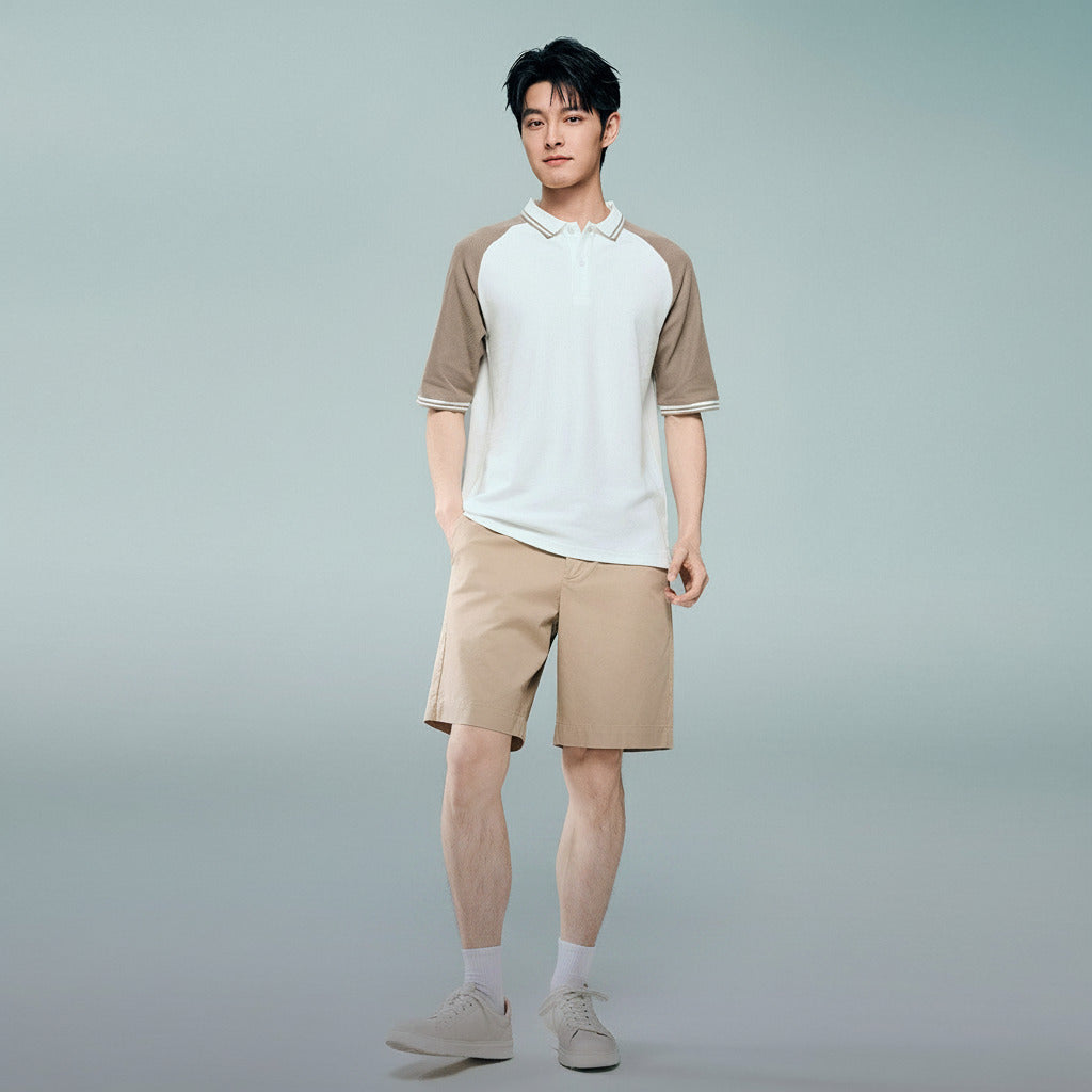 Men's Regular Fit Solid Polo - Image 3