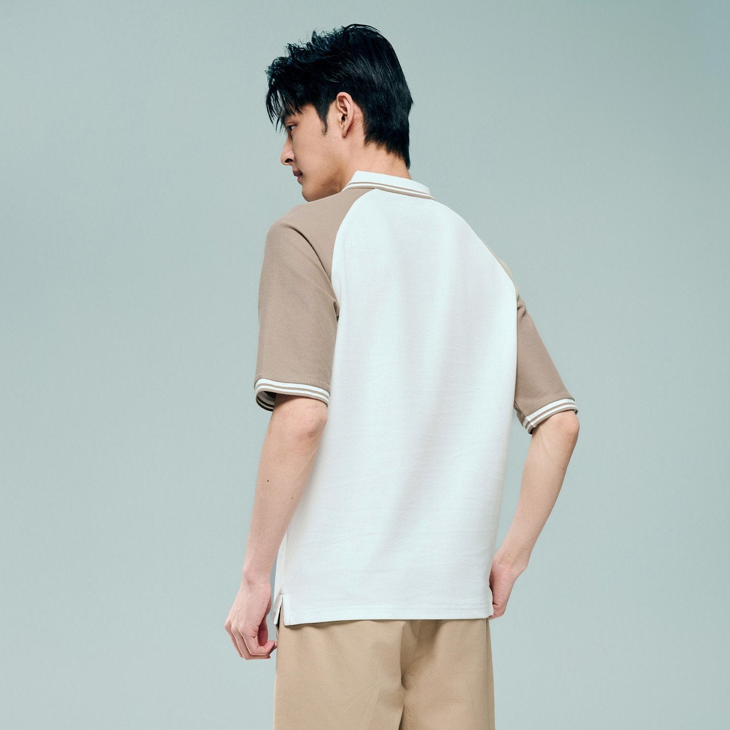 Men's Regular Fit Solid Polo - Image 6