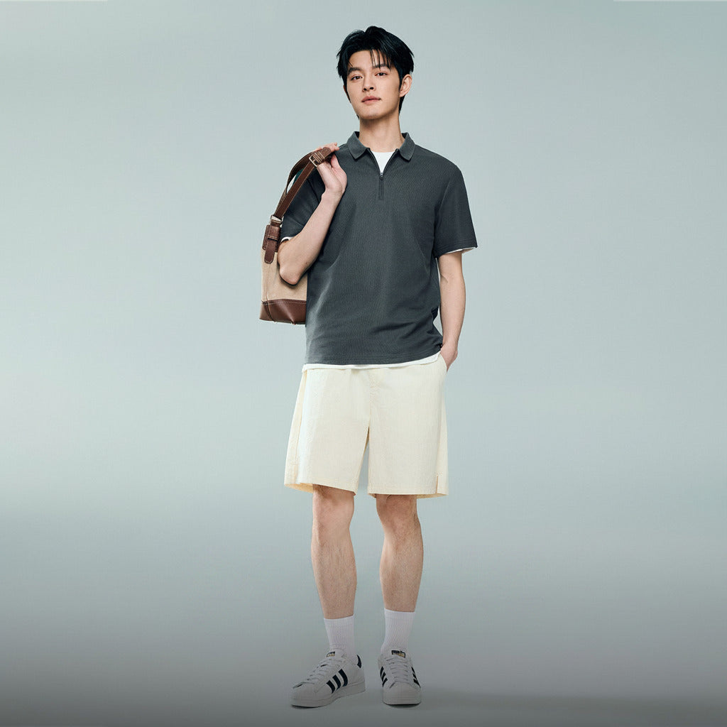 Men's Regular Fit Solid Polo - Image 3