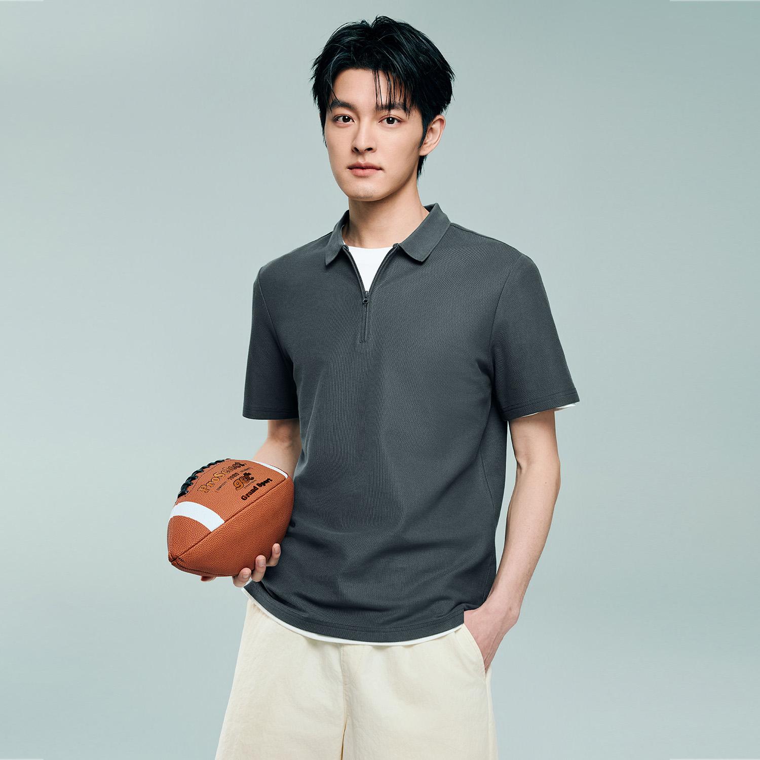 Men's Regular Fit Solid Polo - Image 4
