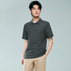 Men's Regular Fit Solid Polo - Image 1
