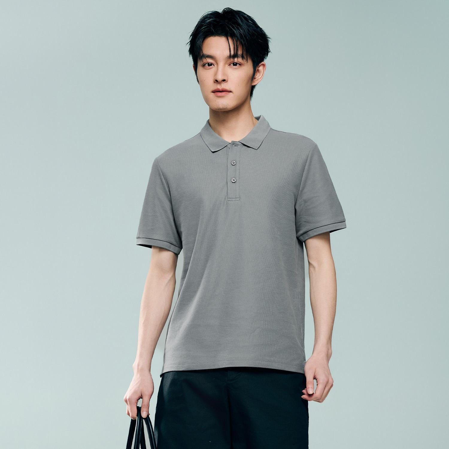 Men's Regular Fit Solid Polo - Image 3