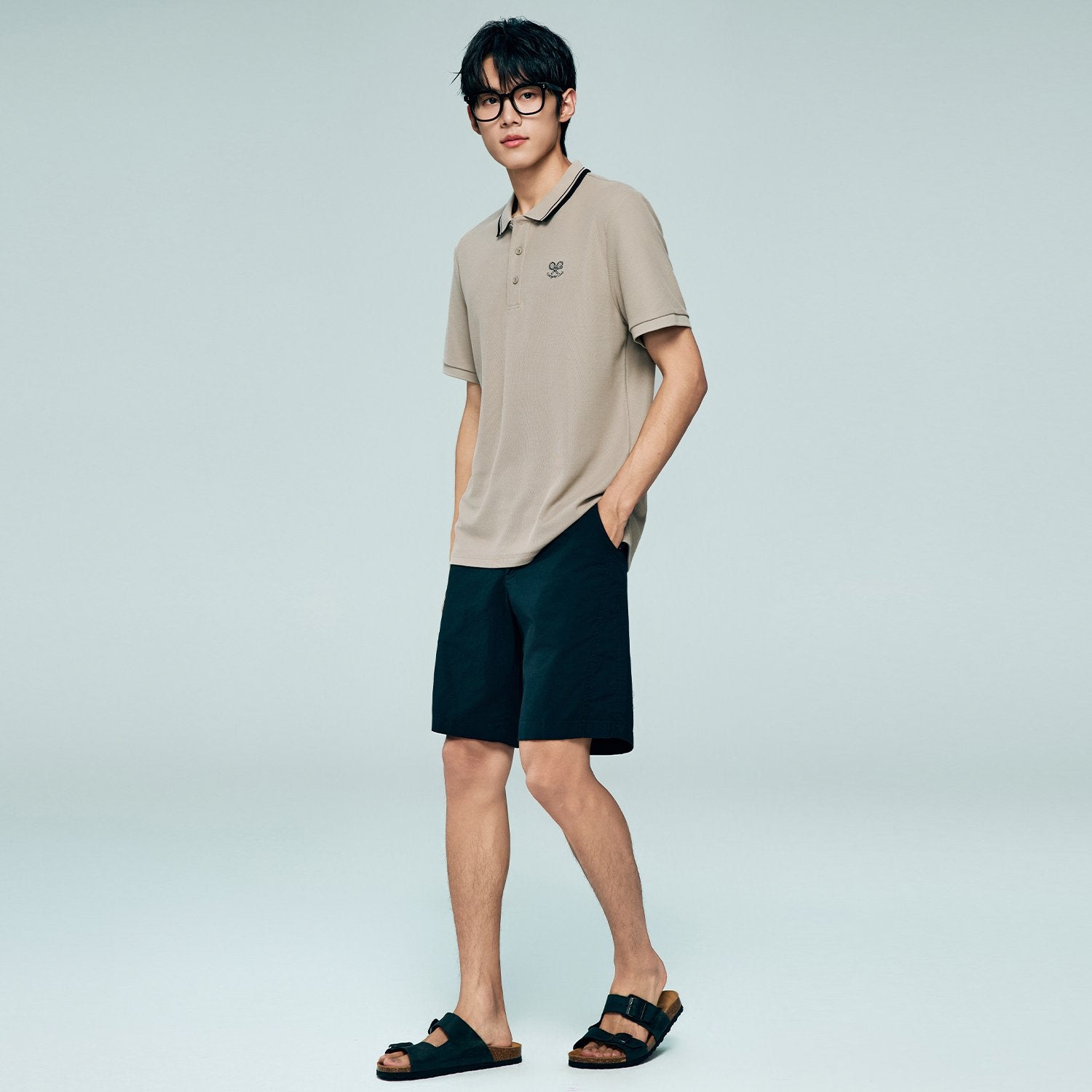 Men's Regular Fit Solid Polo - Image 5