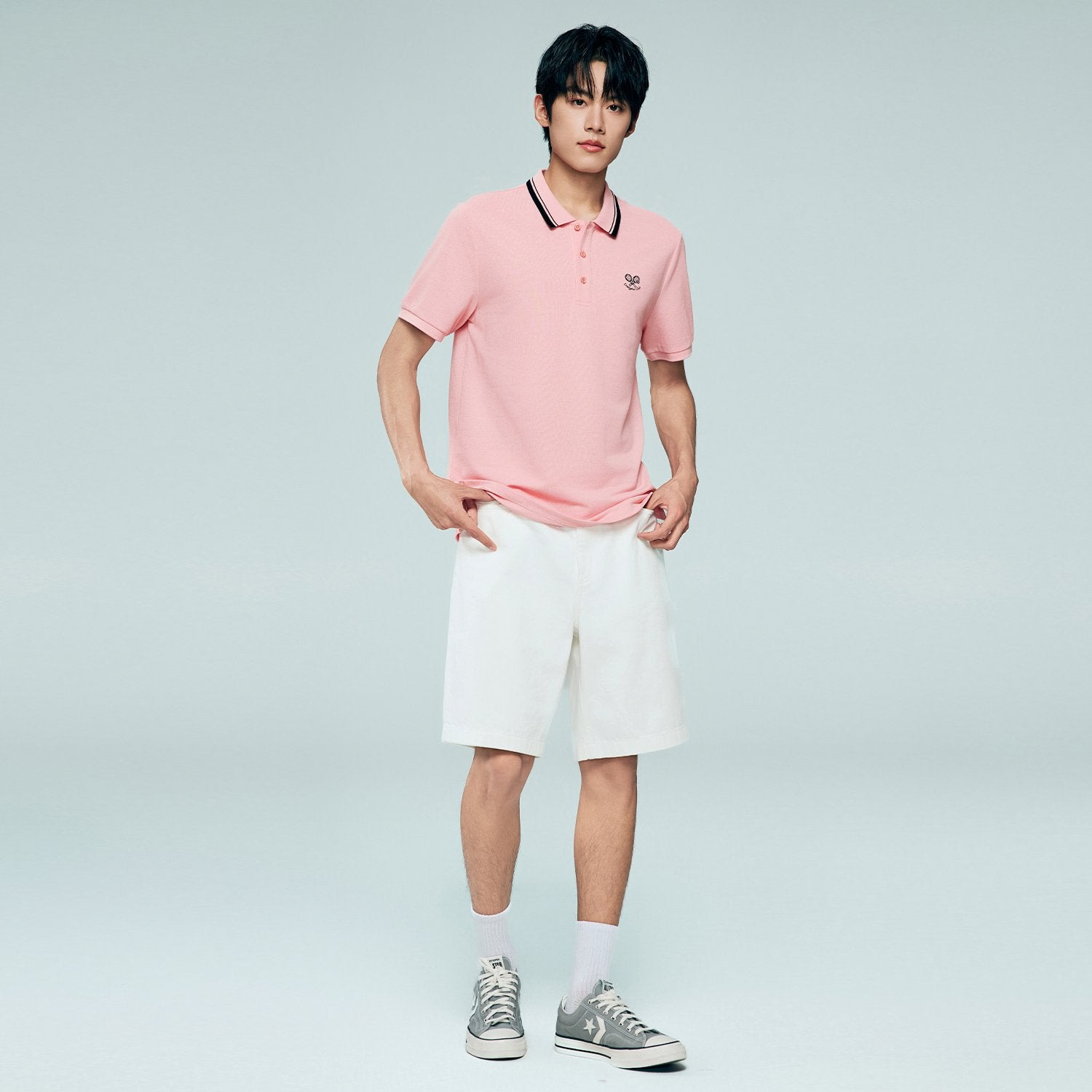 Men's Regular Fit Solid Polo - Image 5