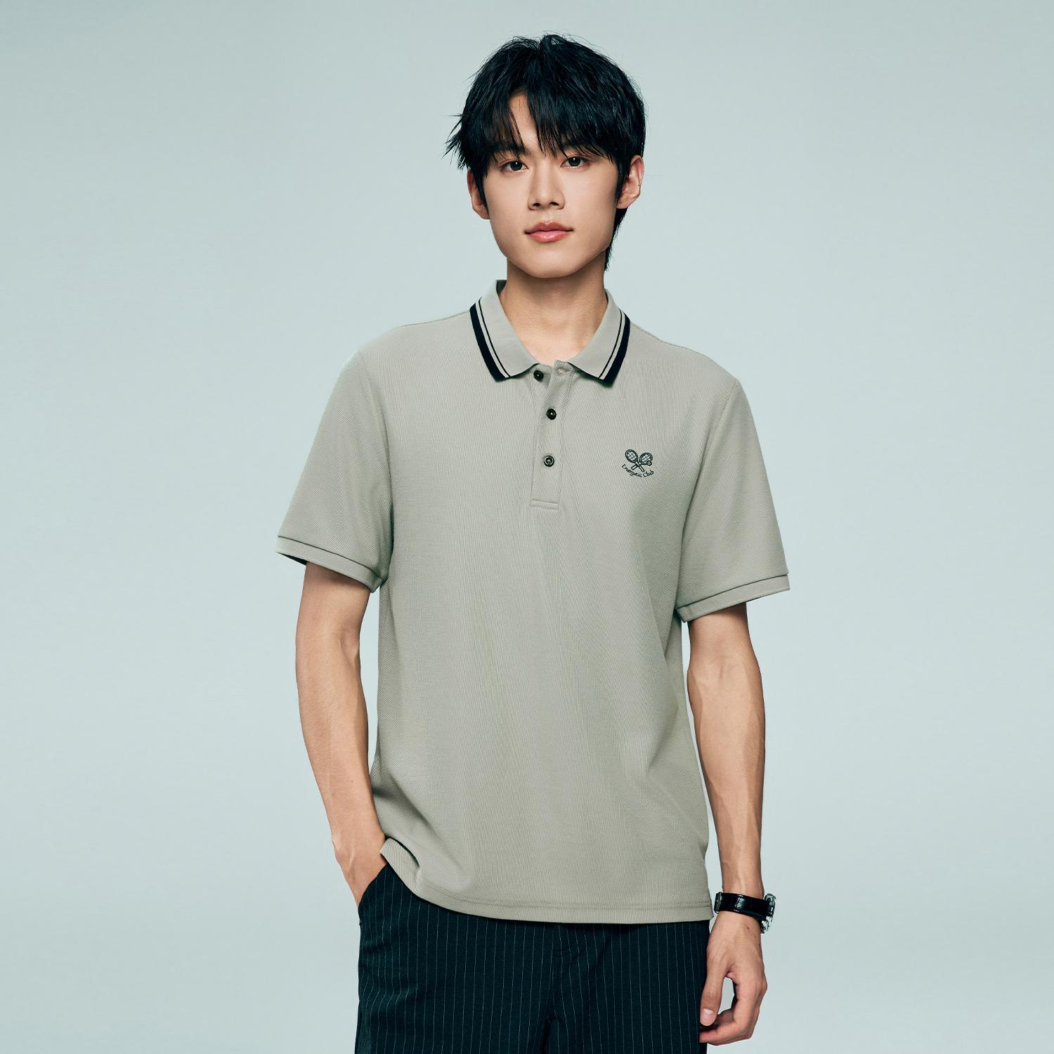 Men's Regular Fit Solid Polo - Image 2
