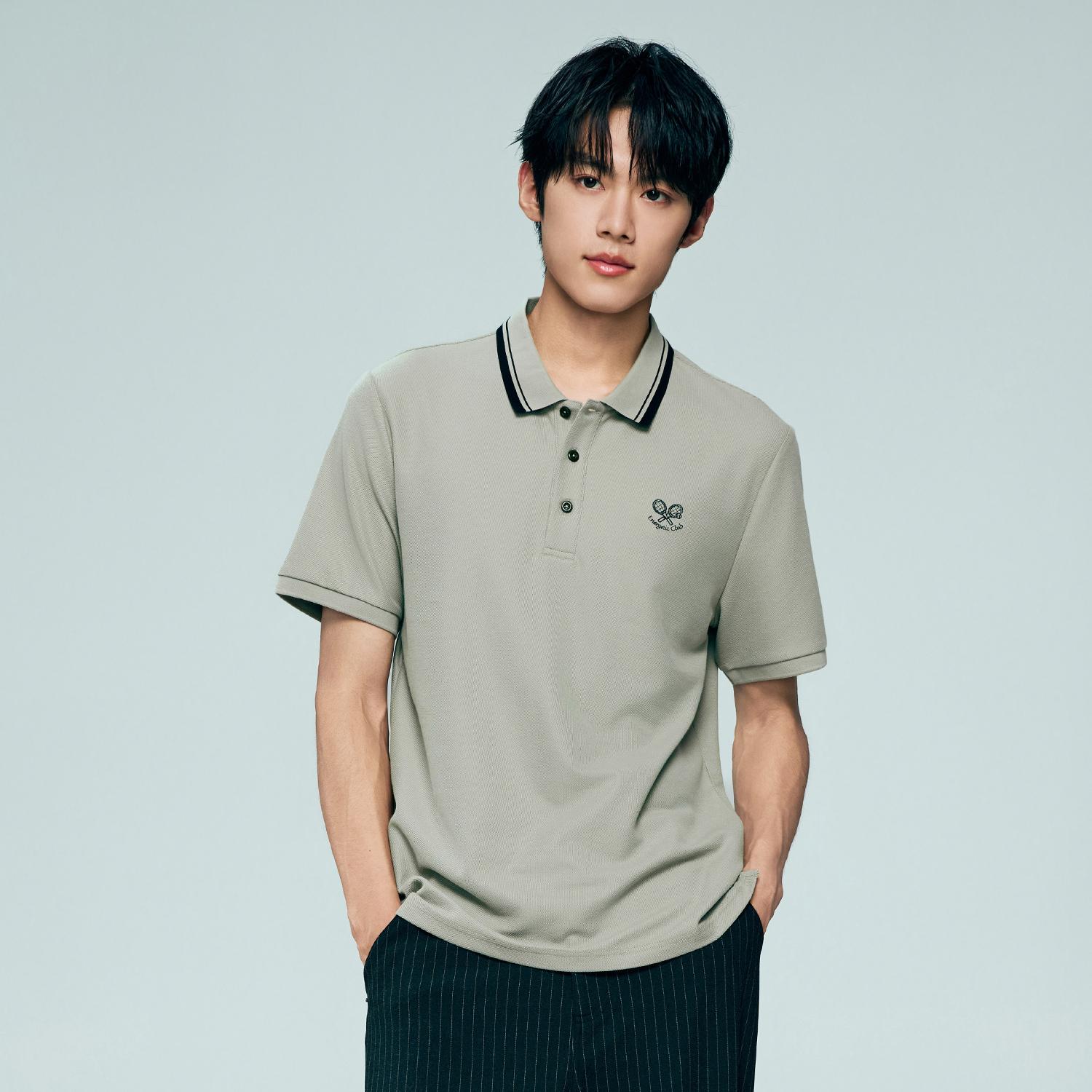 Men's Regular Fit Solid Polo - Image 3