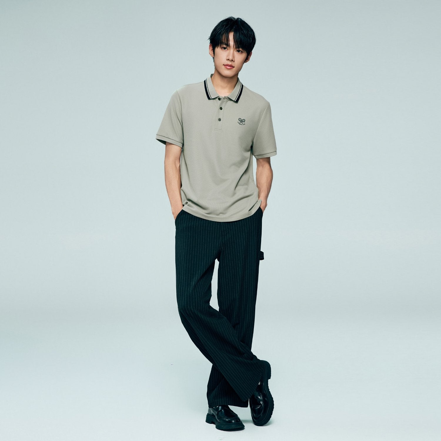 Men's Regular Fit Solid Polo - Image 5