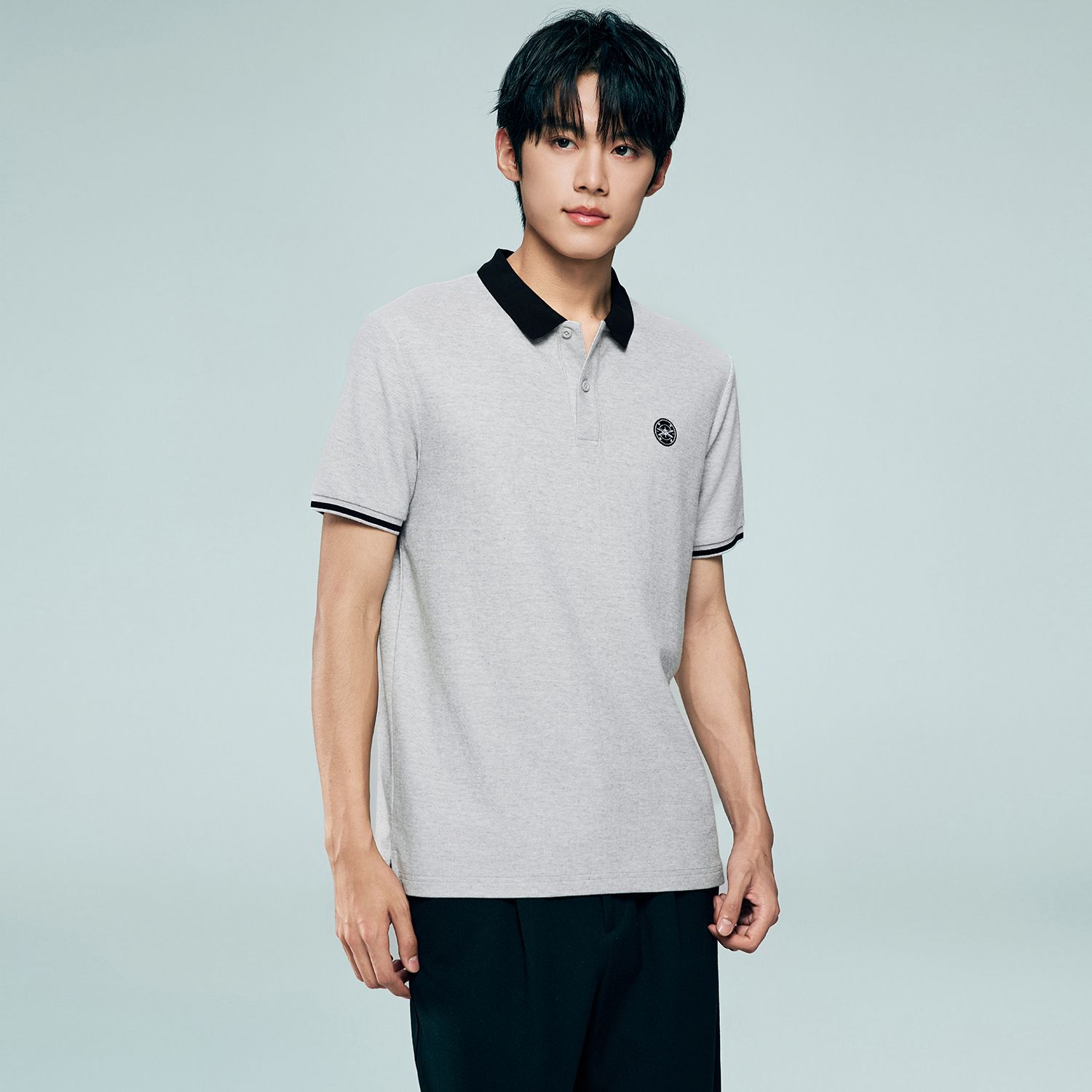 Men's Regular Fit Solid Polo - Image 4