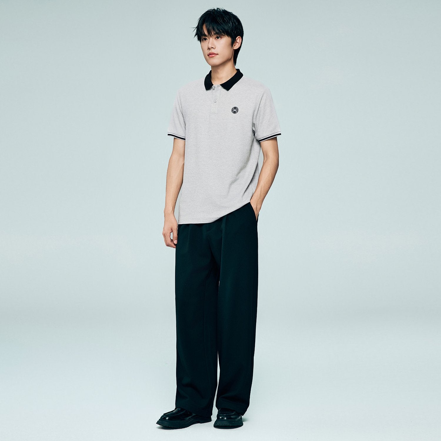 Men's Regular Fit Solid Polo - Image 5