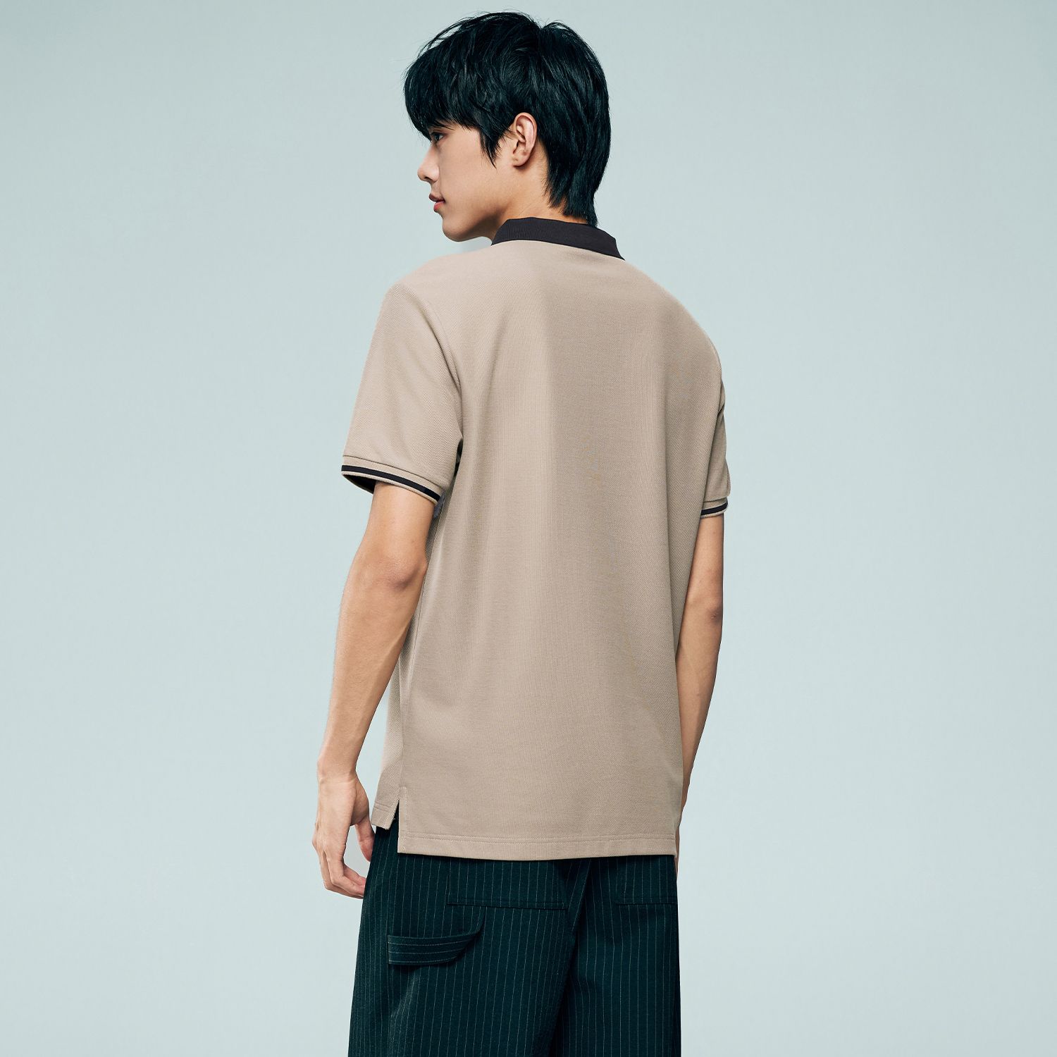Men's Regular Fit Solid Polo - Image 6