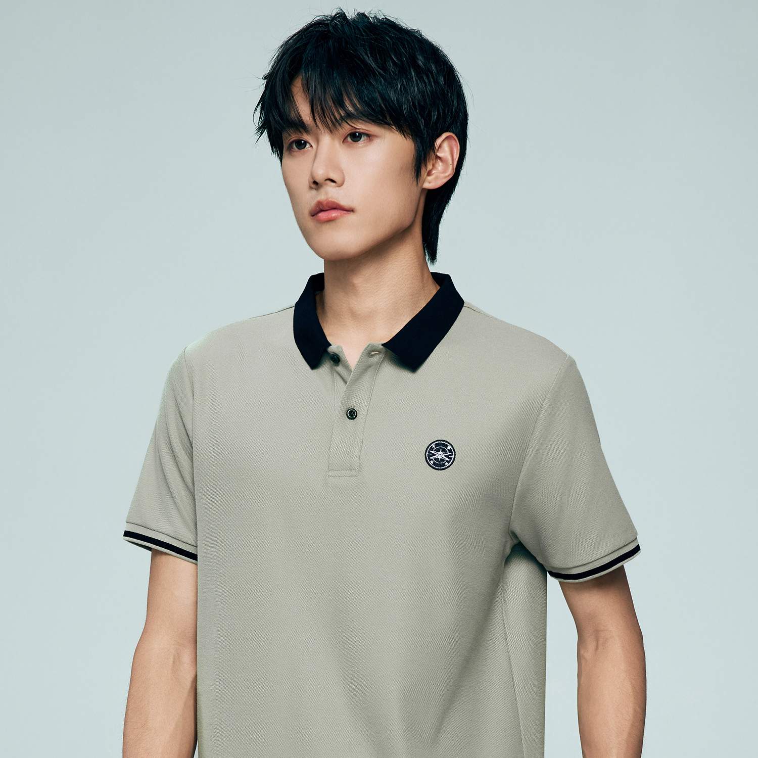 Men's Regular Fit Solid Polo - Image 3