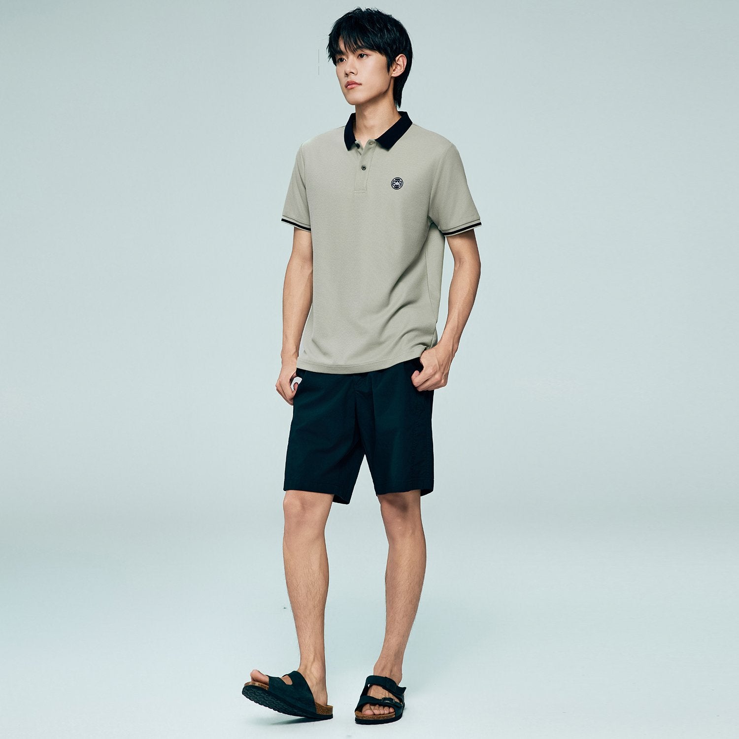 Men's Regular Fit Solid Polo - Image 5