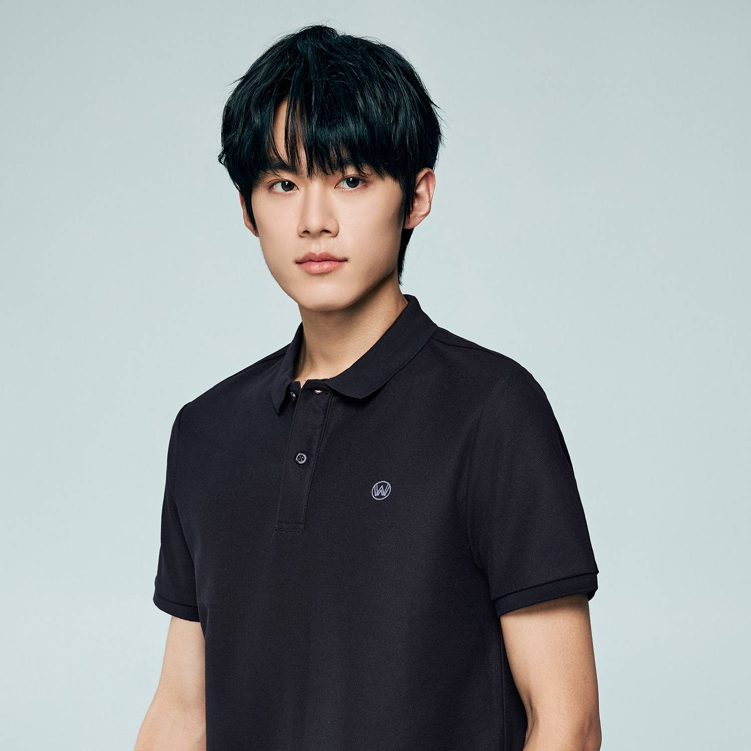 Men's Regular Fit  Solid Polo Shirt - Image 1