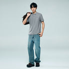 Men's Regular Fit  Solid Polo Shirt - Image 4