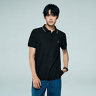 Men's Regular Embroidery Solid Polo - Image 1
