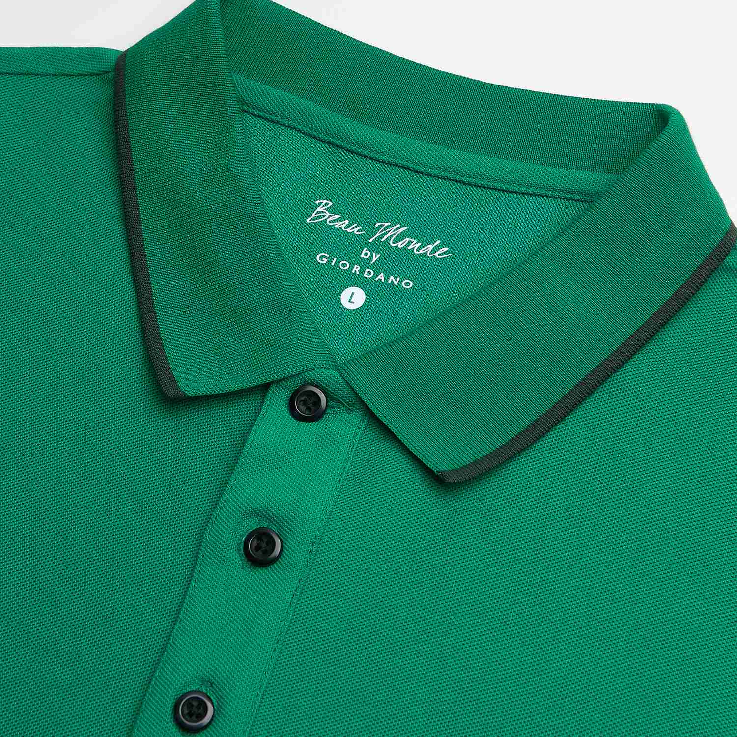 Men's Regular Embroidery Solid Polo - Image 7