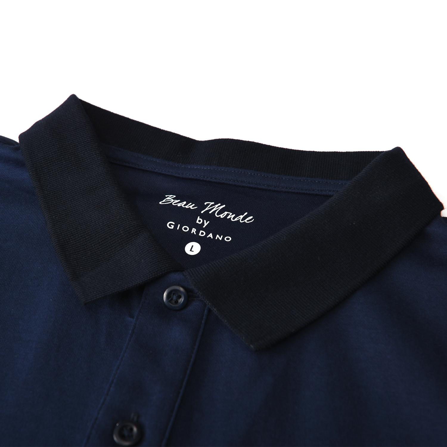 Men's Regular Fit Solid Polo - Image 3