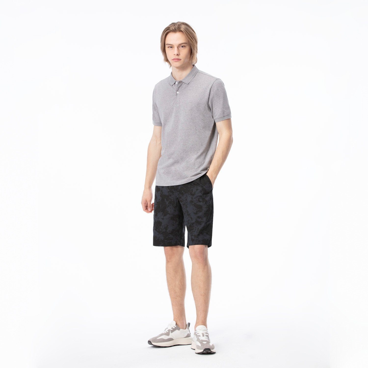 Men's Regular Fit Solid Polo - Image 1