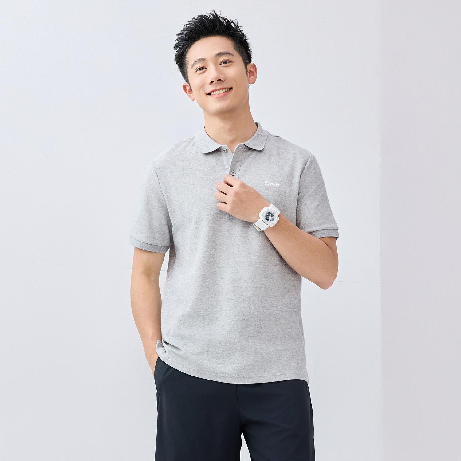 Men's Regular Fit Solid Polo - Image 1